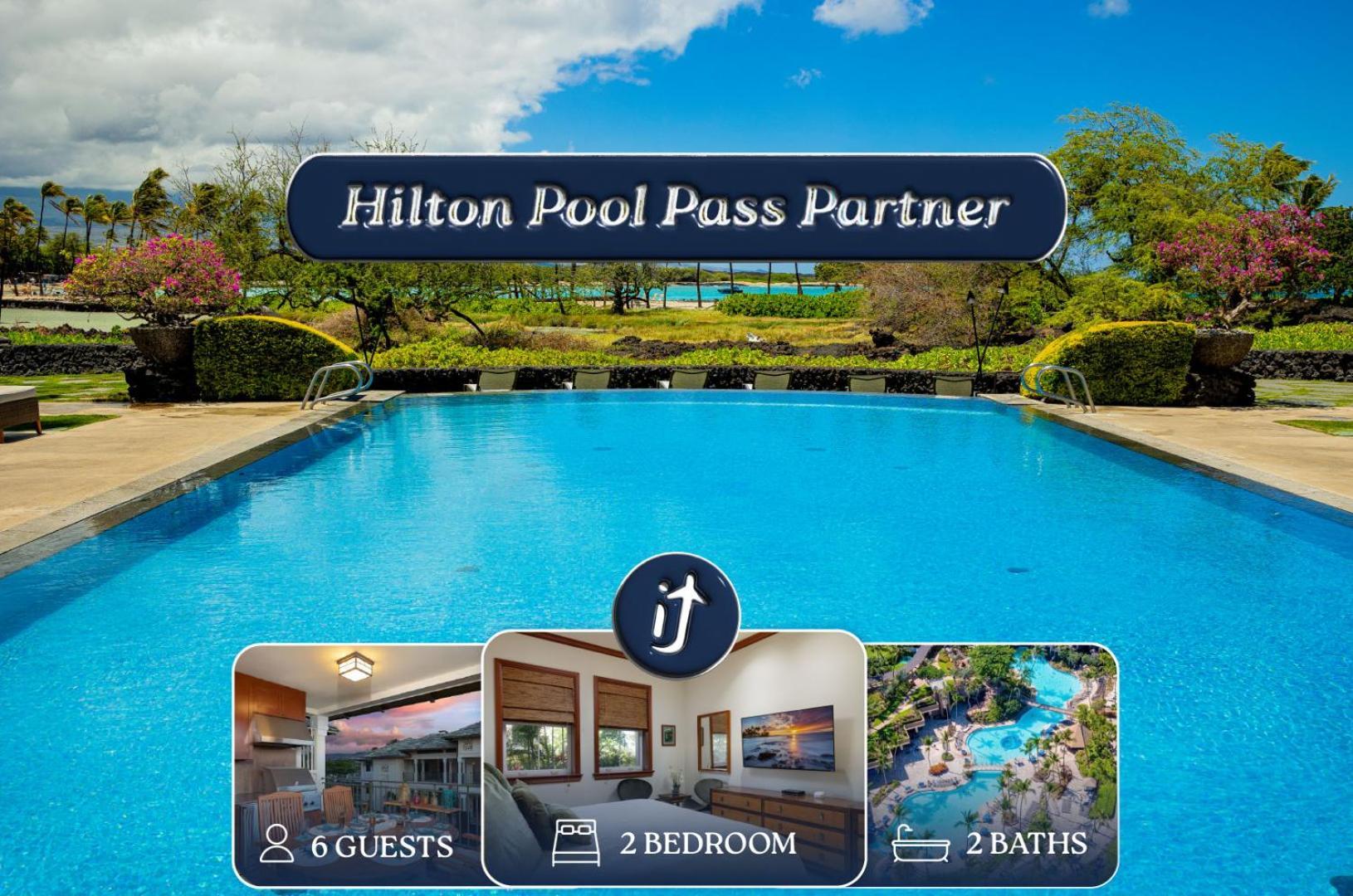 Hilton Pool Pass Included, Kolea - Luxe Penthouse Villa Waikoloa Kültér fotó